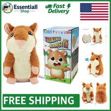 Engaging Talking Hamster: Plush Toy Repeats Everything, Perfect Gift for Ages 3 