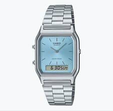 Casio Ana-Digi Watch Light Blue Dial New From Japan