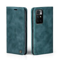Handy HüLle FüR Xiaomi Redmi 10 Klapp Magnet Smartphone Cover Case Petrol