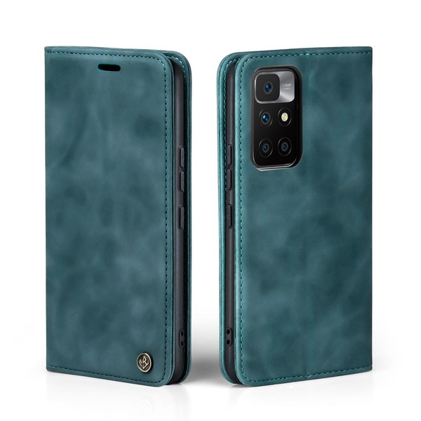 Handy HüLle FüR Xiaomi Redmi 10 Klapp Magnet Smartphone Cover Case Petrol-image