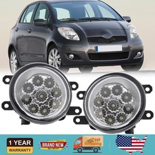 Bumper Fog Lights Lamp Kit For Toyota Yaris Sedan 2007 2008 2009 2010 2011 2012