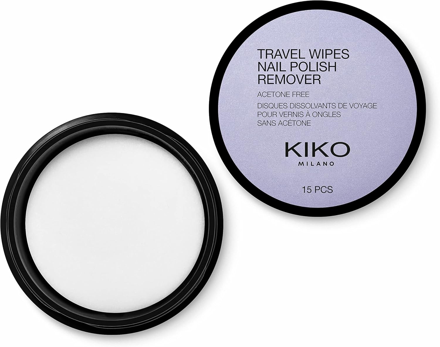 KIKO Milano Nail Polish Remover Wipes | Acetone-Free Nail Polish Remover Wipes