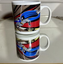 1992 Batman Animated Series Ceramic Coffee Mug Applause 45796 Gotham City