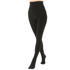 EVERSWE Women's Opaque Fleece Lined Tights, Thermal Tights (Black,S)