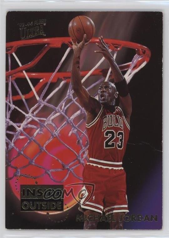 1993-94 Fleer Ultra Inside Outside Michael Jordan #4 HOF