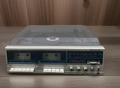 Realistic Clarinette-122 AM/FM S Phono  Cassette Music System Works Needs Belt