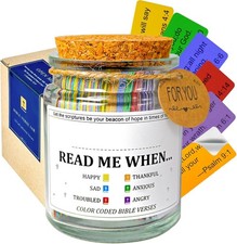 Inspirational Bible Verse Jar   Thoughtful Mother's Day Gift for Mom  Wife