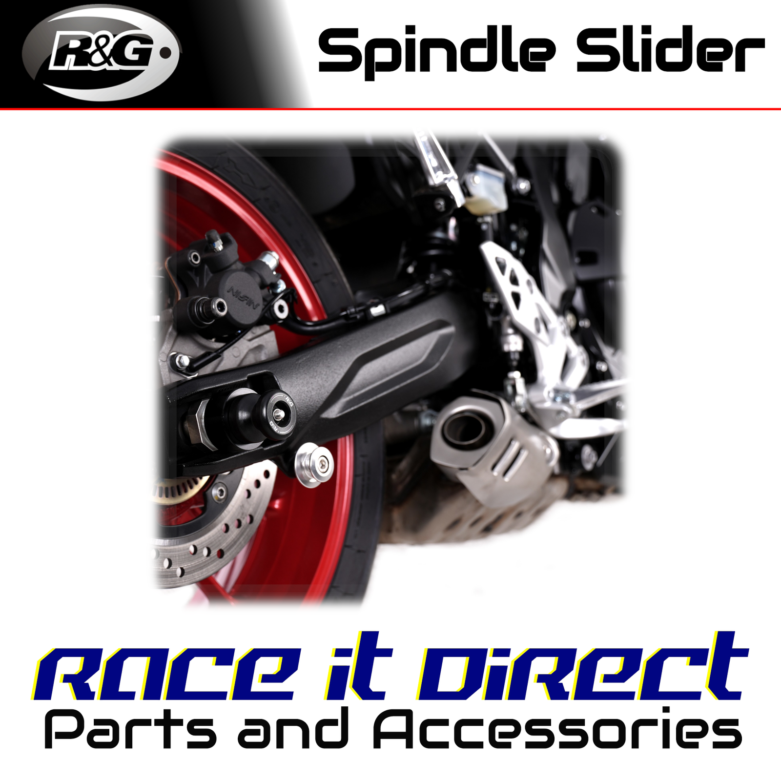 Spindle Sliders for Suzuki V-Strom 800DE 2023-2026 R&G