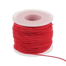String for Bracelet 164ft/50m Length 1mm Dia 1 Roll Cord Red