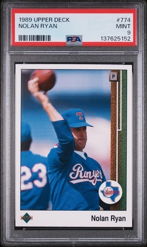 1989 Upper Deck 774 Nolan Ryan PSA 9 NEW CERT