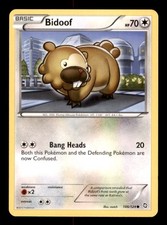 Bidoof 106/124 Common Dragons Exalted Pokemon Moderately Played