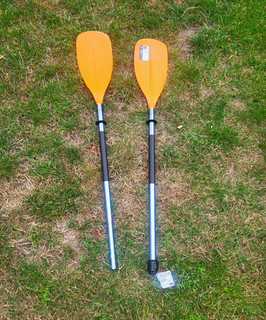 Intex K1 100 Doppelpaddel 225 cm Orange Kajakpaddel
