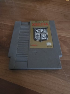 The Legend of Zelda Classic Series Gray Cart Nintendo NES Authentic Tested Game