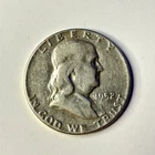 1952-P Franklin Half Dollar 90% Silver Circulated Coin #04
