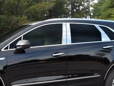 Stainless Steel Pillar Trim 10Pc Fits 2017-2026 Cadillac XT5