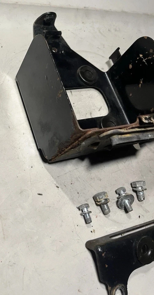 1976 74-83 Kawasaki KZ400 D S Models OEM Battery Box Tray Holder - Image 4 of 4