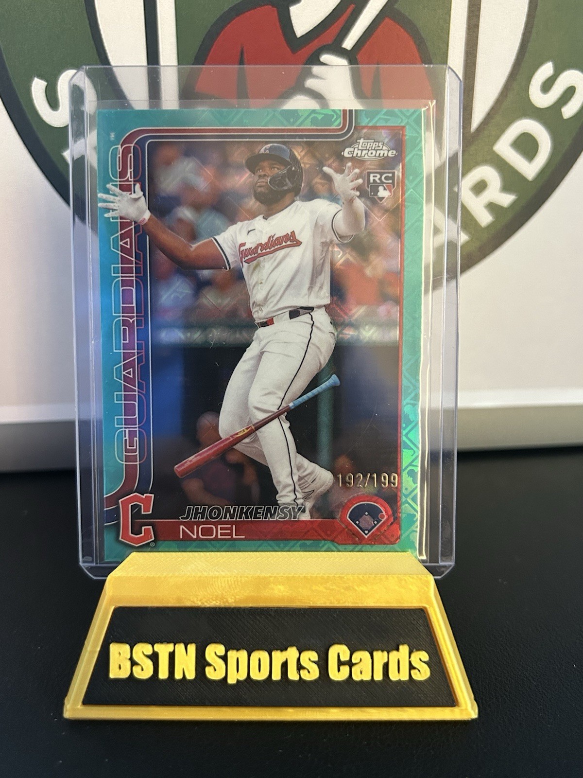 2025 Topps Chrome - Jhonkensy Noel #291 Aqua Refractor /199 (RC)