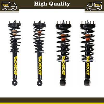 Monroe Suspension 4 Rear Front Struts Coil Springs For Ford Thunderbird 2002