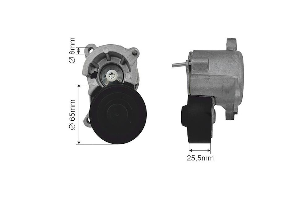 TENSIONER PULLEY VRIBBED BELT RNK-CT-032 FOR PEUGEOT EXPERT/Van 206/SW/CC 307 - Image 4