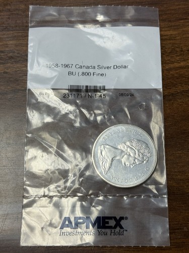 1965 Canada Silver Dollar BU - Picture 3 of 3
