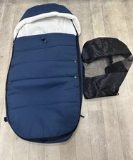 Nuovissimo Poggiapiedi Invernale Compatibile con Babyzen Yoyo - Navy/Air France - Borsa