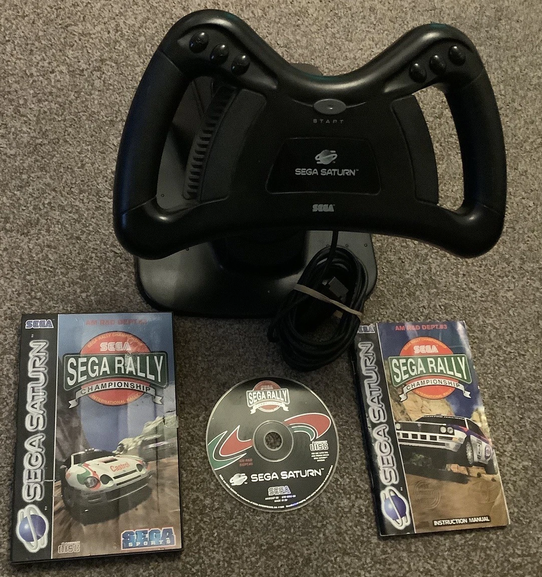 Arcade Racing Controller HSS - 0115 (JAP) - SEGA SATURN / Wheel Volant de course en boîte - Consoles