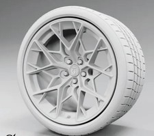124 Scale Resin 20 Hre Ff10 Flow Form Wheels Michelin Tires 3d Printed 124 Scale Resin 20 Hre Ff10 Flow Form Wheels Michelin Tires 3d Printed