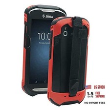Protective Cover Bumper Case Rugged Boot with Hand Strap for Zebra TC51 Red
