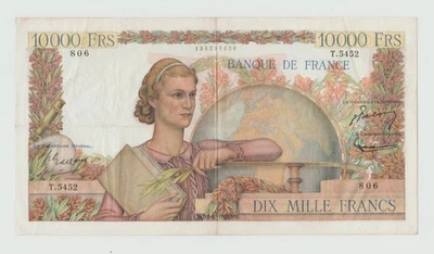 France - 10000 francs Génie - 6-8-1953 T.5452 806 - Photo 1/2
