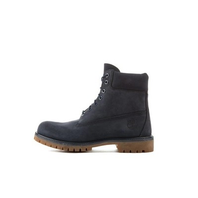 Timberland Premium 6 Inch Waterproof Boots Mens Navy Blue Nubuck