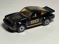 Vintage Matchbox Porsche 911 Turbo Black Gold Red Letter Macau 1978 - Near Mint
