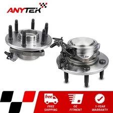 Pair Front Wheel Bearing Hub for GMC Sierra 07-14 Chevrolet Avalanche Silverado