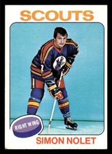 1975-76 Topps Simon Nolet #220 - Kansas City Scouts - EX