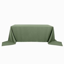 90x156" Polyester Tablecloth Wedding Table Linens Catering Decorations Supply