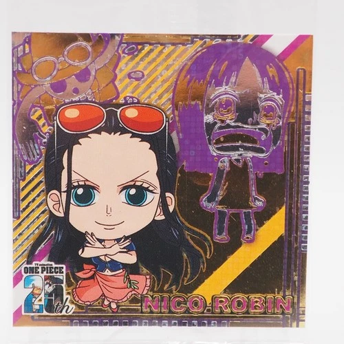 Nico Robin One Piece Wafer Sticker SW9-33 25th Bandai Anime Japan I297
