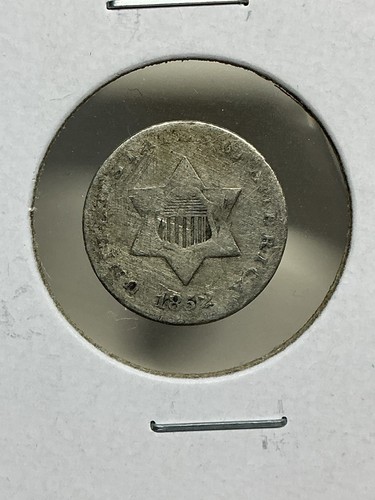 1852-P 3-Cent Silver Trime 3c Philadelphia Mint - KR54