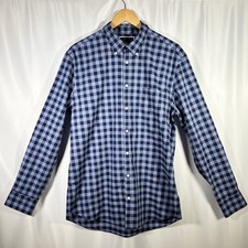Charles Tyrwhitt Shirt Mens Large Extra Slim Fit Non Iron Button Down Gingham