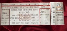 Sugarland Concert Ticket Incredible Machine Tour 2010 DTE Energy Music MI