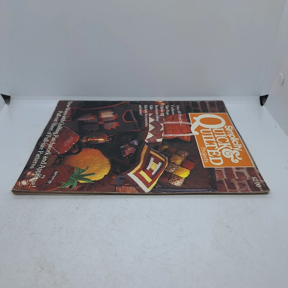 Simplicity Quick & Quilted Projects Instructions & Full Size Patterns - Image 4 of 4