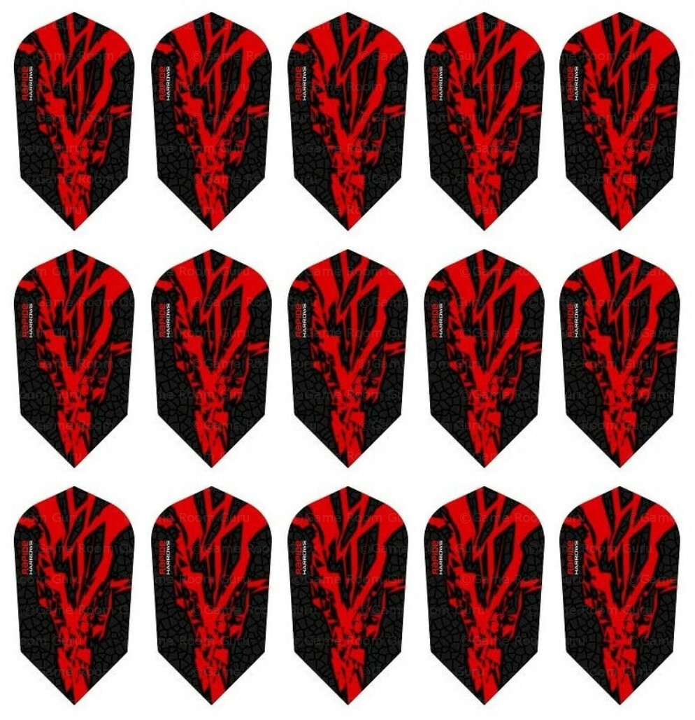 6 Dart Flights NYLON / STOFF - PEAR - Farbe Wählbar Flights Darts