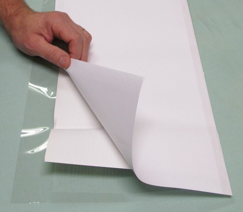 25 - 10 Zoll x 23 Zoll Brodart Just-a-Fold III Archivbuch Jacke Abdeckungen - super klar - Bild 3 von 4