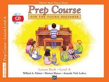 Alfred's Basic Piano Prep Course Lesson Book Level A Alfred's Basic Pian - GOOD