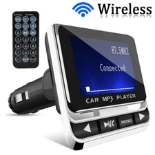 1.4" LCD Car Bluetooth FM Transmitter MP3 Player Aux Kit USB Charger Hands-Free