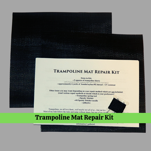 NEW! Trampoline Mat Home Repair Kit 8x8 2 Quality Repair Patch for