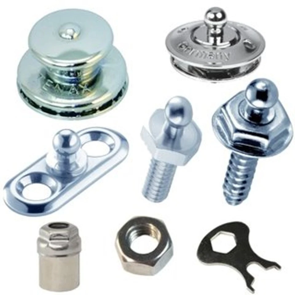 TENAX EDELSTAHL Oberteil Unterteil Schnellverschluss Schraube Stoff Persenning