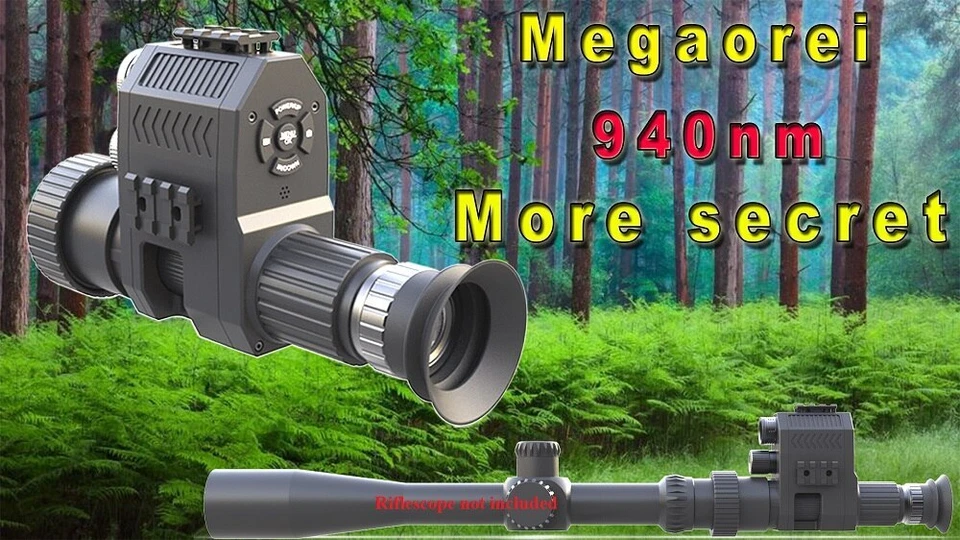 NK007 Plus Night Vision 940nm Hunting   Scope 1080P Camera 4X Zoom Recorder - Image 4 of 4