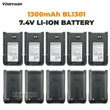 10PC 1300mAh Replacement BL1301 Li-ion Battery For HYT TC-508 TC518 TC580 Radios