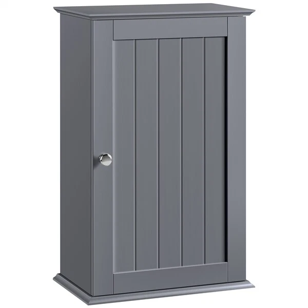 YAHEETECH Mobile da Parete Mobiletto a Muro Armadietto Bagno Bianco con 3 Ripiani Moderno