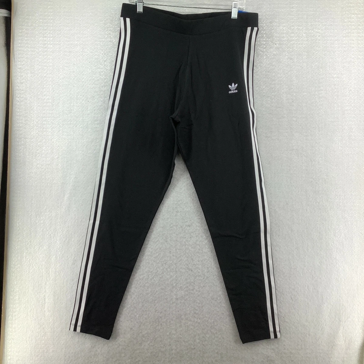 Adidas Womens GN4504 Original 3 Stripes Tight Elastic Waist Black