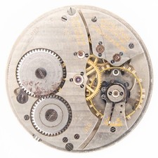 Partial Hamilton Grade 916 12-Size 17-Jewel Antique Pocket Watch Movement